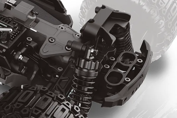 Adjustable Oil-Filled Front Suspension