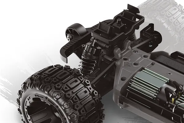 Durable Rear Suspension and Easy Access