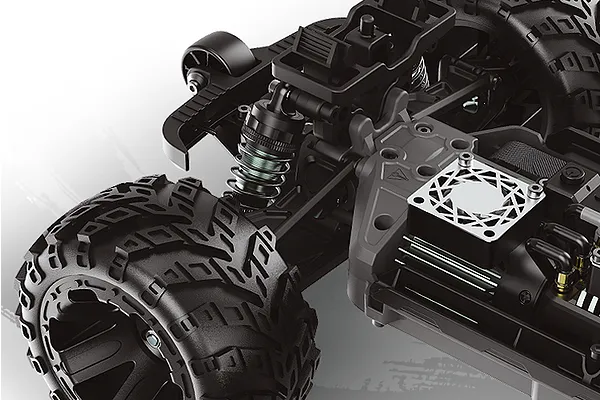 Durable Rear Suspension and Easy Access