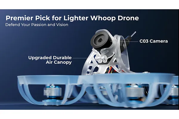 Flexible Air Canopy With C03 Micro Camera Support