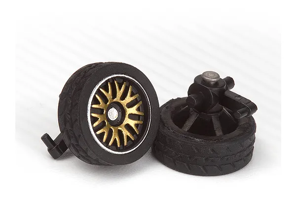 High-Traction Spec-Grip Tyres on Authentic BBS Mesh Wheels