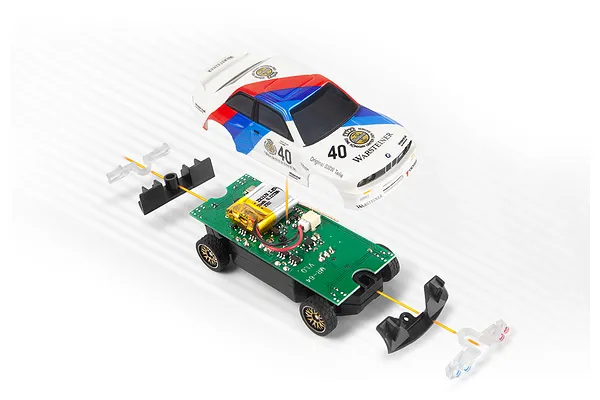 Extended 45-Minute Runtime with Replaceable 58mAh LiPo Battery