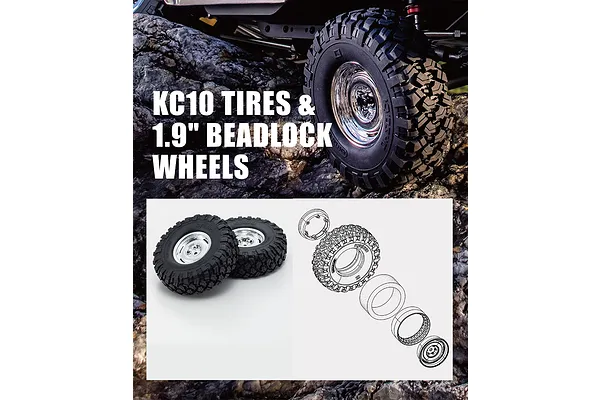 Beadlocked 1.9" Wheels