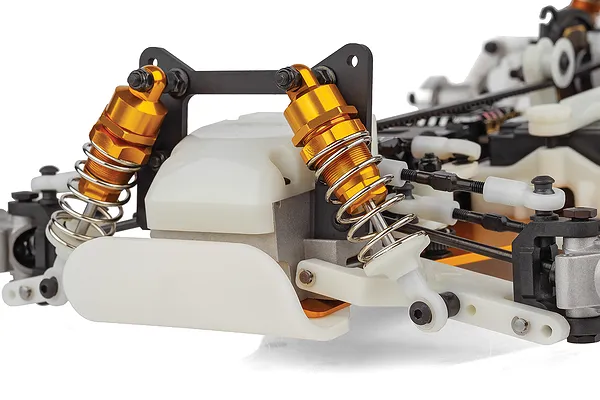 Iconic Gold Threaded Shocks for Precision Tuning