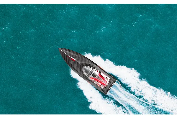 Rigid Layered ABS Deep-V Hull and Transom Design