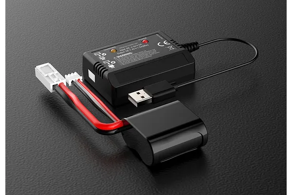Battery and USB Charger for Quick Starting