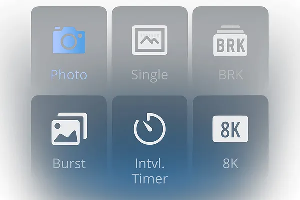 Multiple Photo Shooting Modes