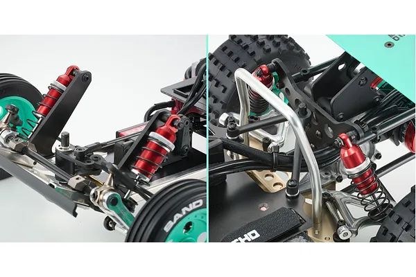 Strengthened 3mm Black FRP Front and Rear Shock Stays