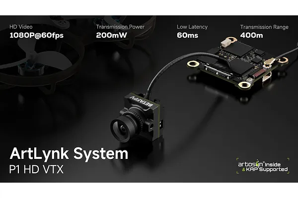Crisp 1080p Digital Video with P1 Air Unit