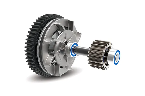 Innovative self-cooling slipper clutch assembly