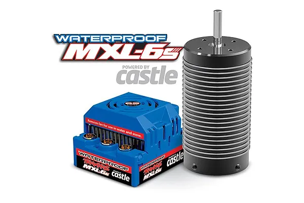 MXL-6S brushless ESC and motor
