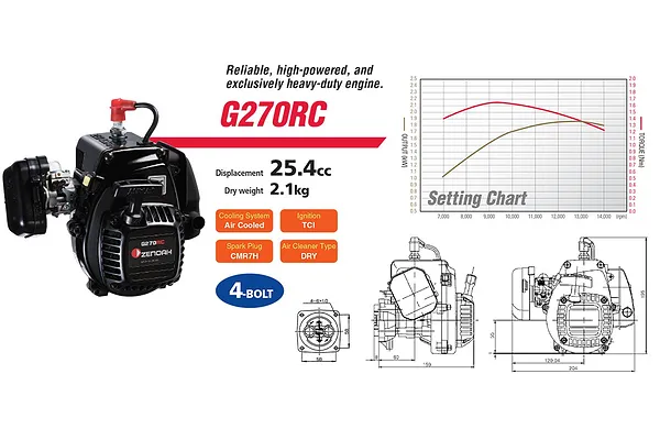 Zenoah G270RC engine