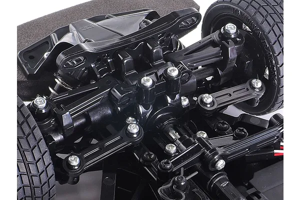 TT-02 gearbox and steering detail