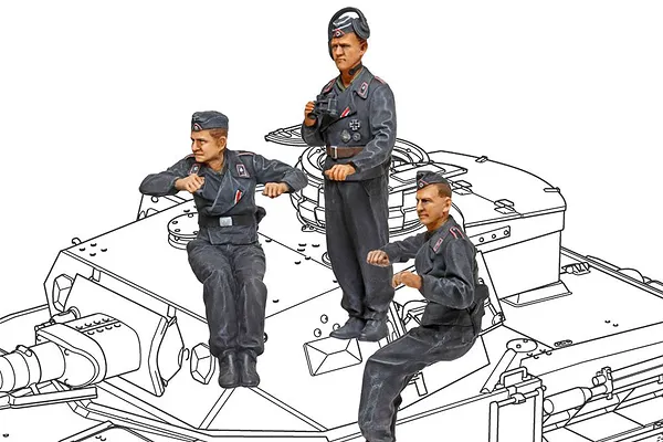 Included figures in realistic pose
