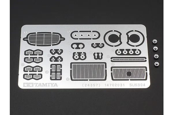 Photo-etched parts fret