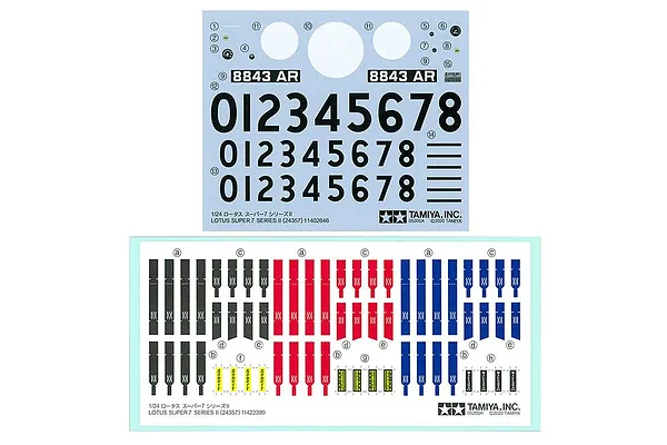 Decals sheet