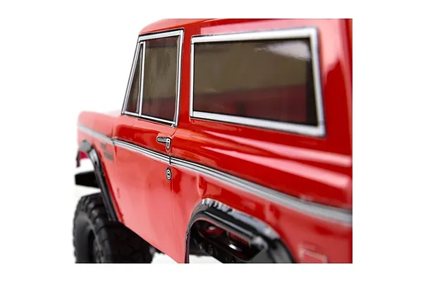 Scaled body shell detail