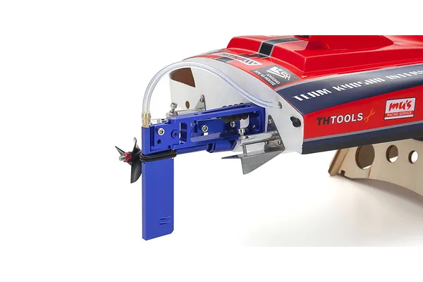 Kyosho Jetstream 888VE — CNC aluminium rudder and bracket