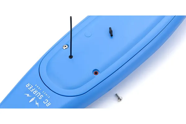 Blue Surfer Figure And Board