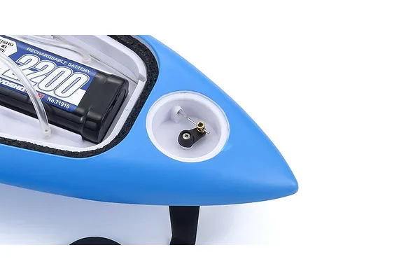RC Surfer 4 Blue — ESC and motor detail