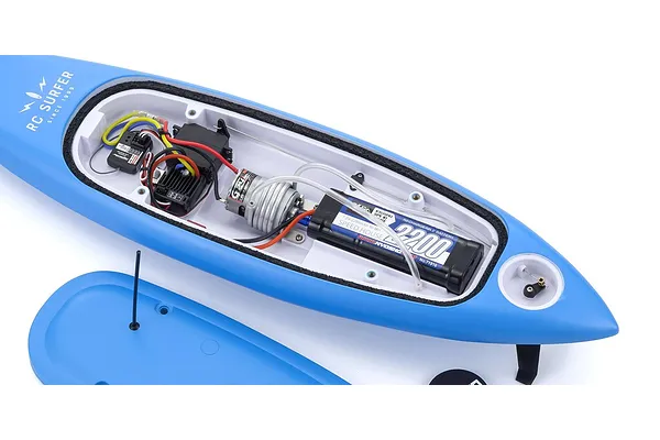 RC Surfer 4 Blue — surfer figure detail