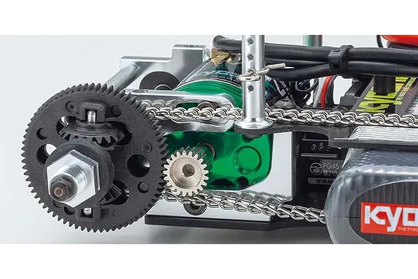 Fantom EP — motor mount and differential detail