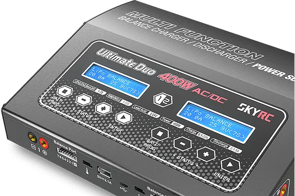 SkyRC D400 — feature diagram