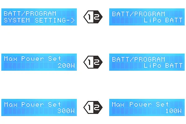 SkyRC D400 — power distribution diagram