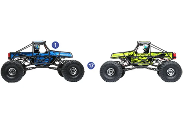Two colour options comparison