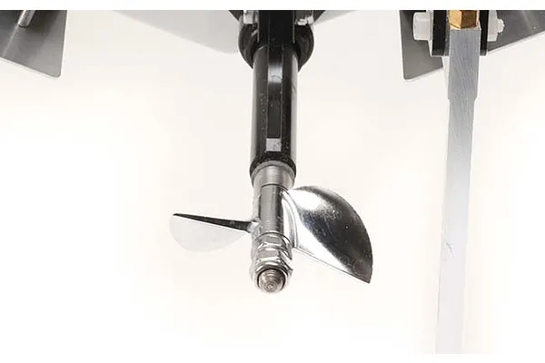 Aluminium propeller strut and rudder