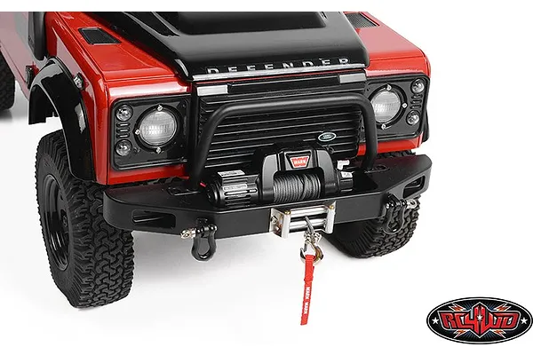 Winch hook and synthetic rope detail