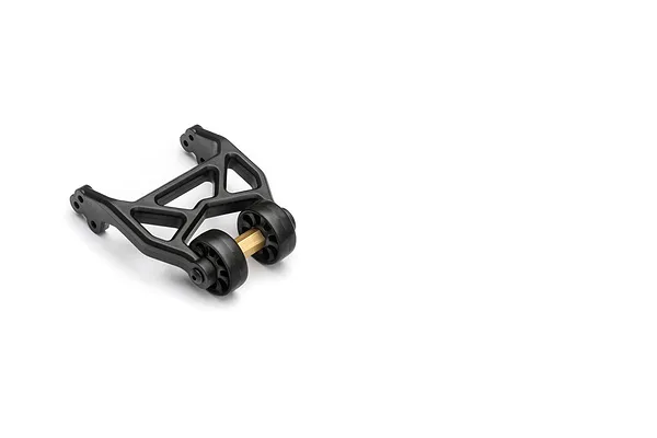 Independent double wishbone suspension and oil-filled shocks