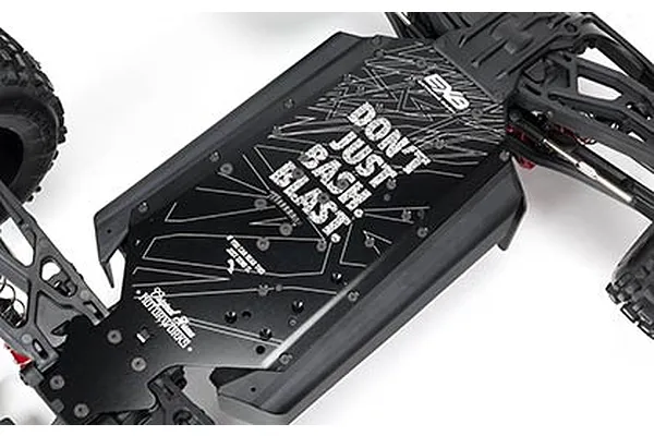 EXB anodized 7075 T6 aluminium laser-etched chassis