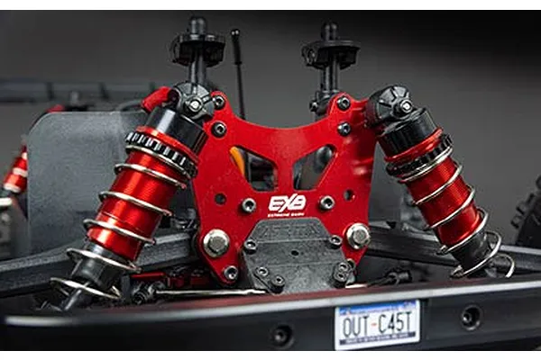 Large oil-filled adjustable coil-over shocks