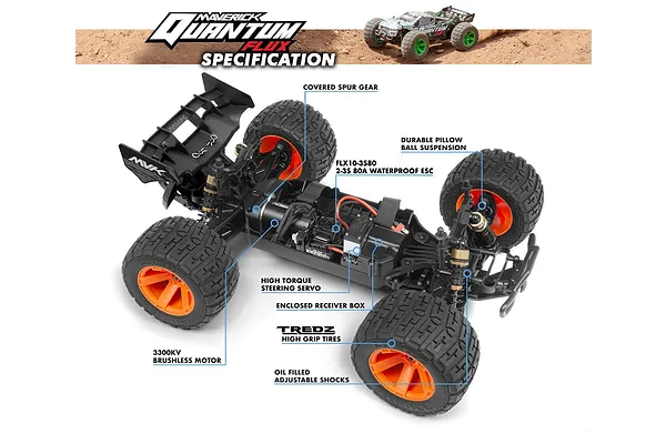 Tredz tyres by HPI Racing – tread detail