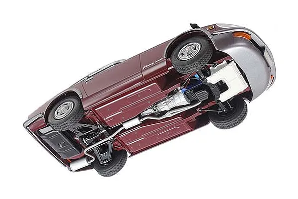 Chassis underside with suspension