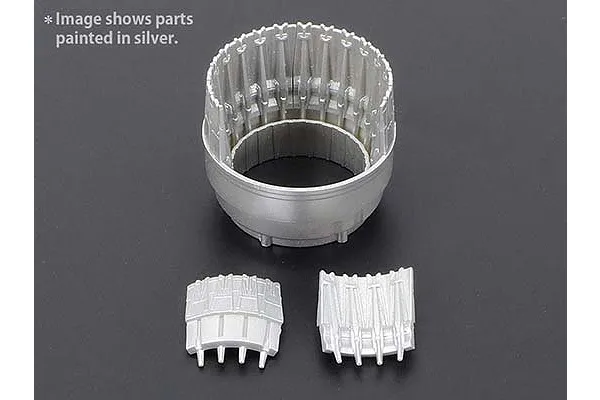 Engine nozzle six-piece breakdown