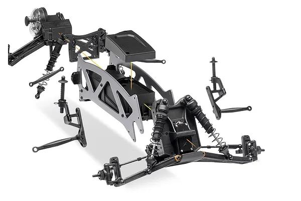FLUX brushless motor and ESC detail