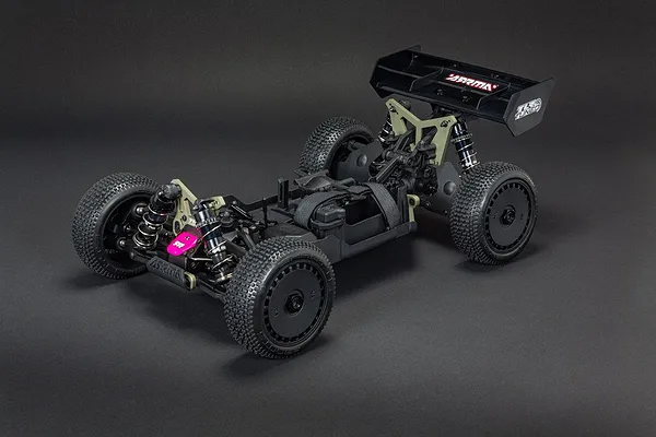 TLR Tuned steering rack with Ackermann adjustment