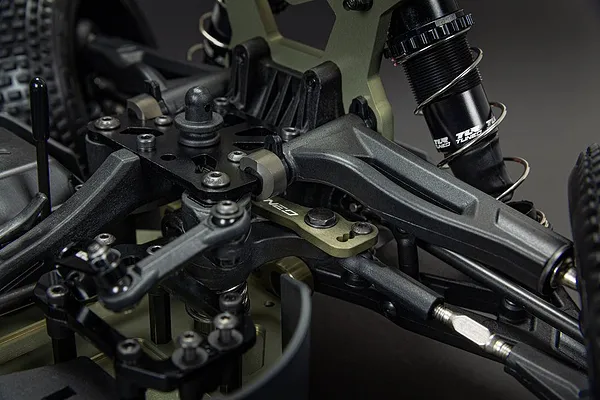 Front upper suspension mount caster adjustment