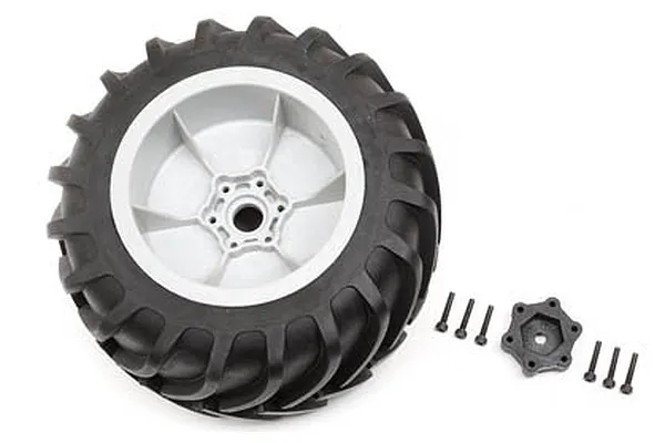 Short course style wheel with replaceable centre hub