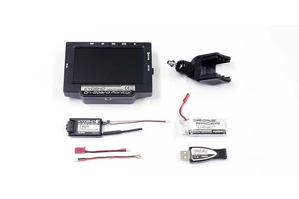 Kyosho FPV Onboard Monitor complete set