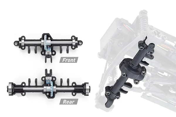 Solid axle construction detail