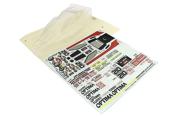 Kyosho Turbo Optima unpainted body shell