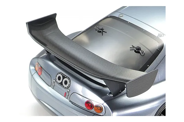 Rear wing with carbon fibre sticker