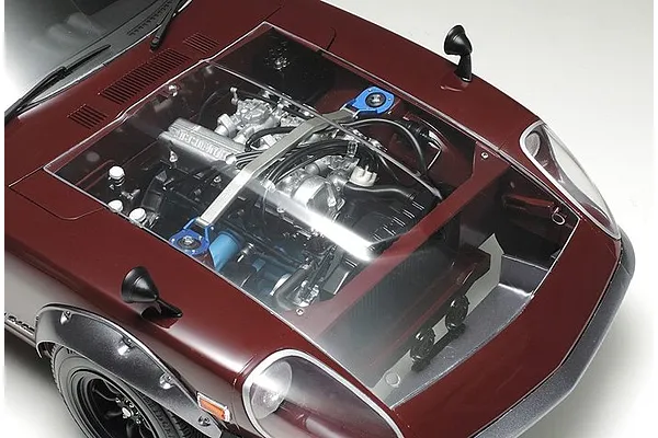 Clear engine hood option to display engine