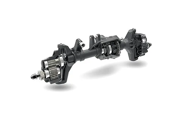 Front portal axle assembly diagram