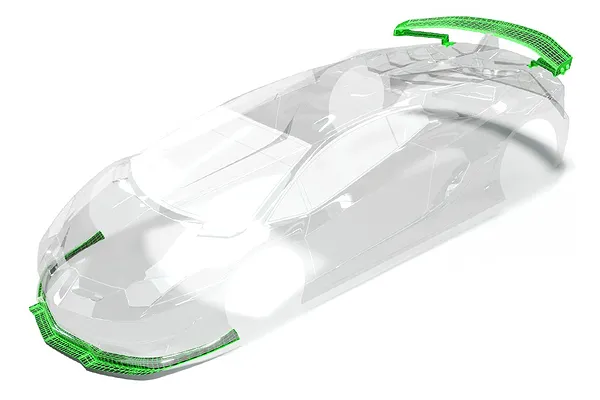 Product photo — Bittydesign Jota 1/7 body shell
