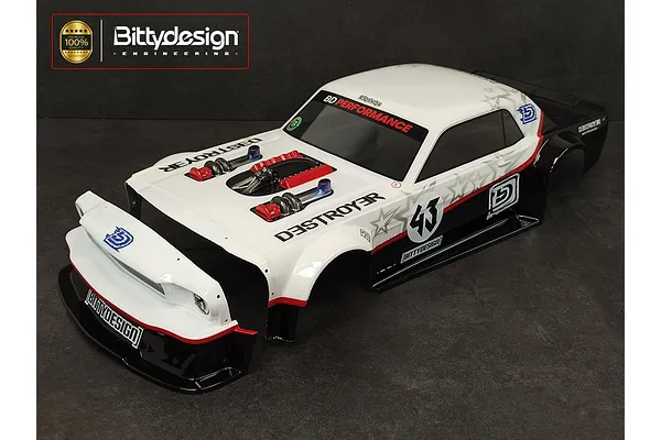 Product photo — Bittydesign Destroyer body shell (view 2)