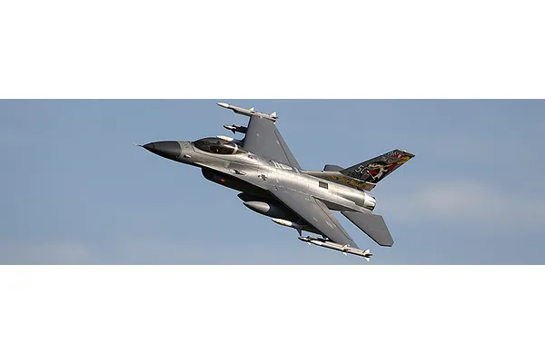 E-flite F-16 Falcon EDF feature photo — overall model